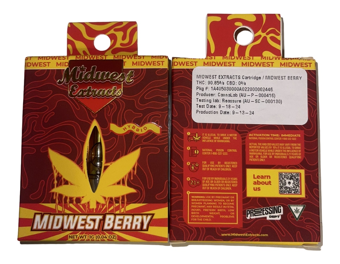 AUTHENTIC MIDWEST EXTRACT CARTRIDGES Image